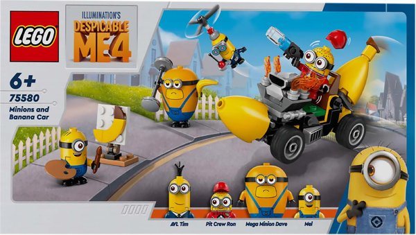 Изображение Конструктор с 6 лет 75580 Лего миньоны миньоны и машина-банан Лего к/у, 1 шт
