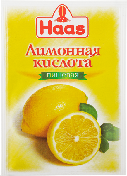 Изображение Лимонная кислота ХААС ЭД ХААС ООО м/у, 10 г
