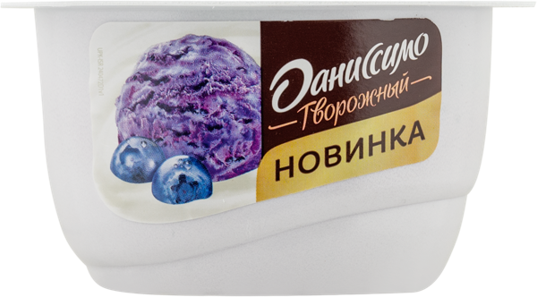 Изображение Творог 5,6% Даниссимо черничный пломбир Эйч энд Эн п/б, 130 г