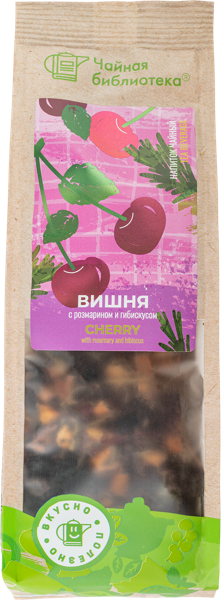 Изображение Напиток чайный Чайная библиотека вишня розмарин гибискус ТИКОмпани м/у, 100 г
