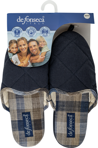 Изображение Тапочки мужские 40-45 Де Фонсека Милано MB41RU Де Фонсека м/у, 1 пара