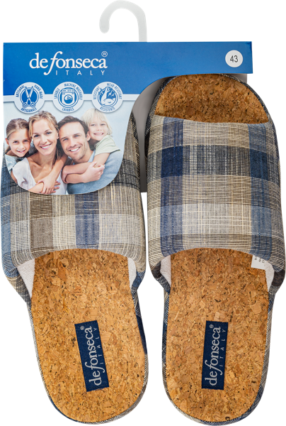 Изображение Тапочки мужские 41-46 Де Фонсека Матера MB41RU Де Фонсека м/у, 1 пара
