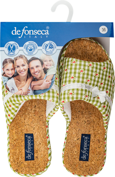 Изображение Тапочки женские 36-41 Де Фонсека Матера WB30RU Де Фонсека м/у, 1 пара