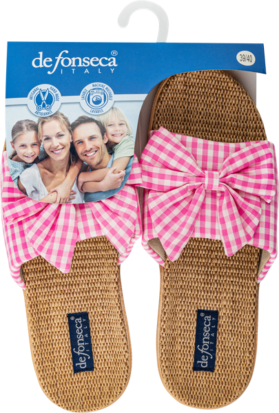 Изображение Тапочки женские 35-40 Де Фонсека Казэлле WB43RU Де Фонсека м/у, 1 пара