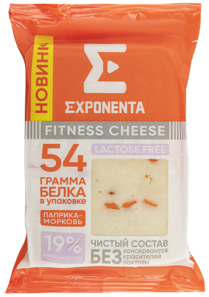 Изображение Сыр без лактозы Экспонента паприка морковь Белсыр м/у, 180 г