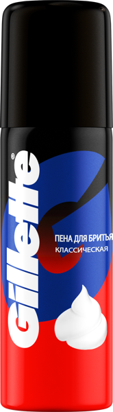 Изображение Пена для бритья Жиллетт классическая Жиллетт ж/у, 50 мл