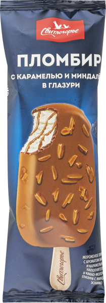 Изображение Мороженое в какао молоч глаз эскимо Свитлогорье ваниль миндаль Дмитровский МЗ флоупак, 80 г