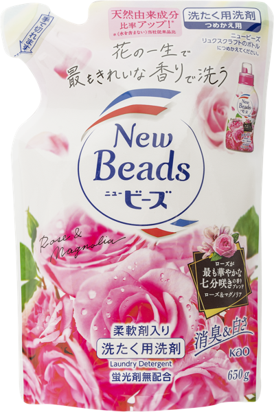 Изображение Средство для стирки запаска Нью бидс аромат розы Лайон Корпорейшн м/у, 650 мл