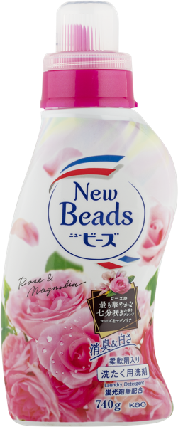 Изображение Средство для стирки жидкое Нью бидс аромат розы Лайон Корпорейшн п/у, 740 мл