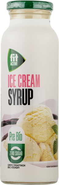 Изображение Сироп со стевией Фит Актив пломбир Питэко ООО с/б, 300 г