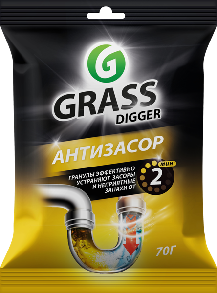 Изображение Гранулы от засоров Грасс диггер Грасс м/у, 70 г