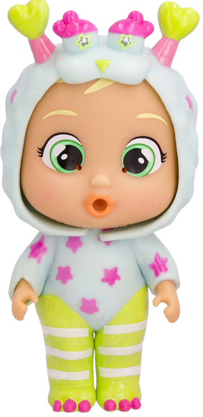 Изображение Пупс 13,5см Край бебис биби прягающий монстрик АйЭмСи Тойс к/у, 1 шт