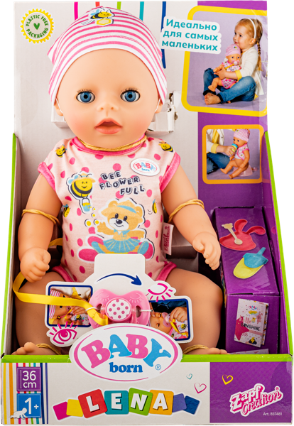 Изображение Кукла интерактивная 36см Беби борн магические глазки Запф п/у, 1 шт