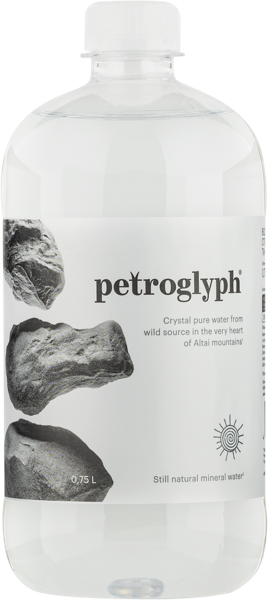 Изображение Вода негаз рН 7,75 Петроглиф питьевая Петроглиф п/б, 0,75 л