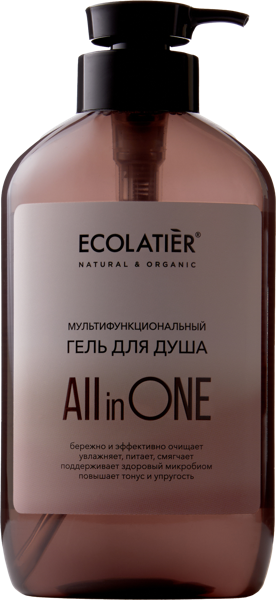 Изображение Гель для душа Эколатье олл ин ван мультифункциональный Эколатье п/у, 600 мл