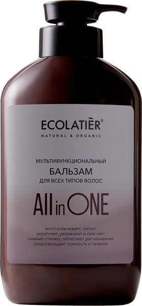 Изображение Бальзам для всех типов волос Эколатье олл ин ван мультифункциональный ЭкоЛаборатория п/у, 600 мл