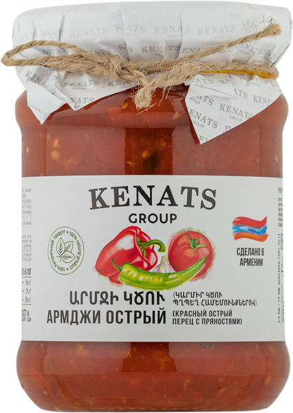 Изображение Аджика острая Кенац Кенац с/б, 280 г