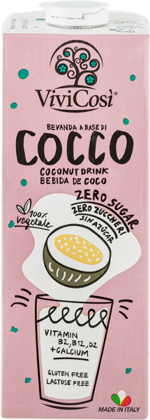 Изображение Напиток кокосовый ВивиКоси без сахара Интернешнл Фуд т/п, 1 л