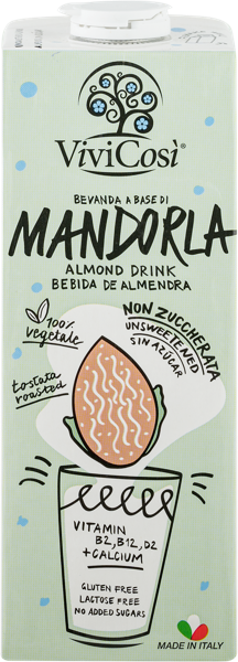 Изображение Напиток миндальный ВивиКоси без сахара Интернешнл Фуд т/п, 1 л