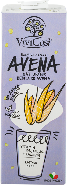 Изображение Напиток овсяный ВивиКоси Интернешнл Фуд т/п, 1 л