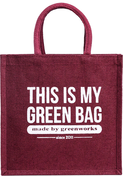 Изображение Сумка 30х30х18см Джутовая темно-красная Армимпекс , 1 шт