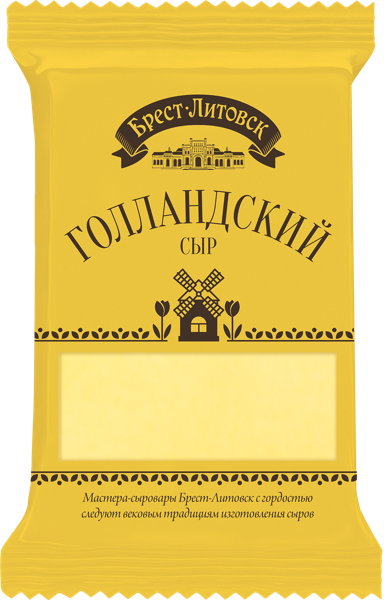Изображение Сыр 45% Брест-Литовск голландский Савушкин продукт м/у, 200 г