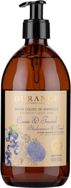 Изображение Мыло жидкое для рук Дюранс черная смородина и фенхел Дюранс стекло, 500 мл