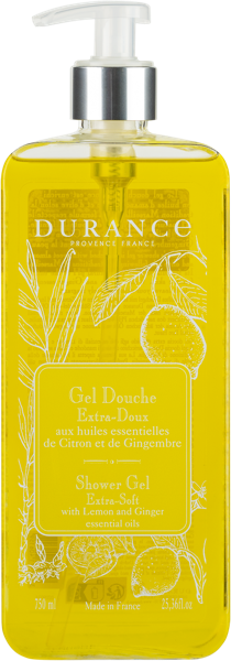 Изображение Гель для душа Дюранс масло лимона и имбиря Дюранс п/у, 750 мл