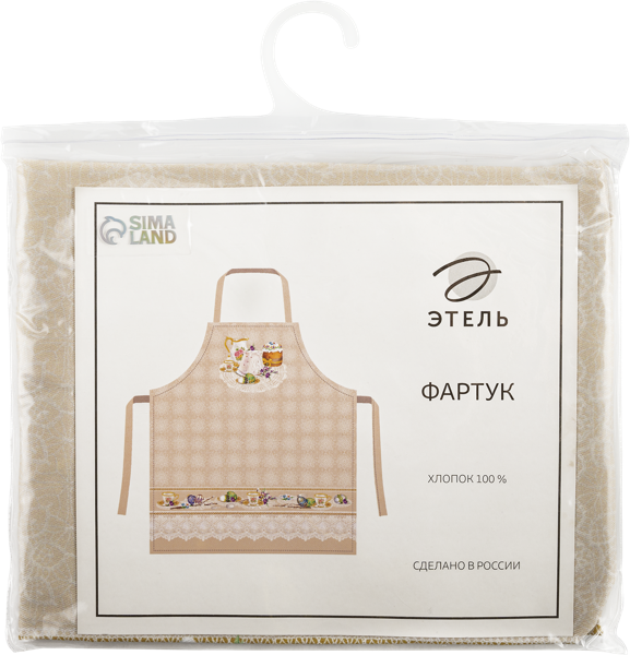 Изображение Фартук 60х70см желтый Этель светлая пасха Этель м/у, 1 шт