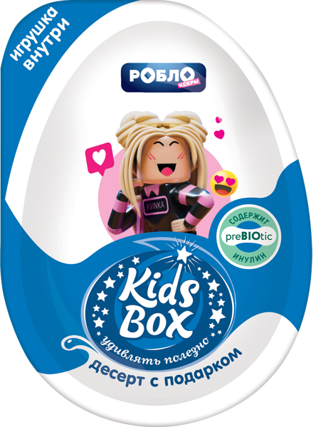 Изображение Паста шоколадная яйцо Кидсбокс Роблоксеры десерт с подарком Конфитрейд м/у, 20 г