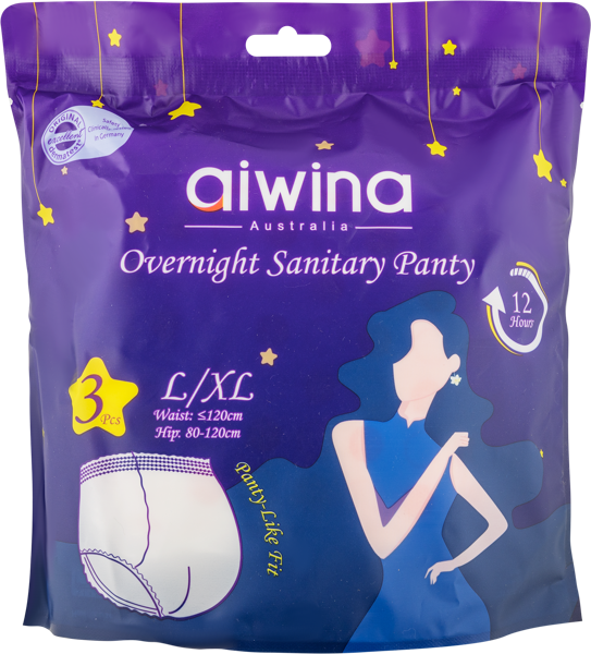 Изображение Трусики ночные Айвина L/XL одноразовые Фуцзянь м/у, 3 шт