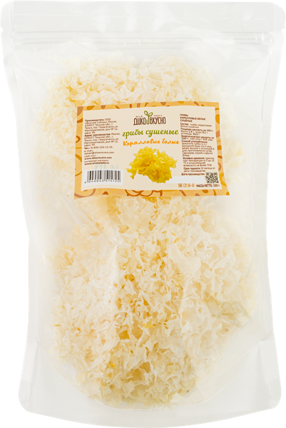 Изображение Грибы сушеные Дико вкусно коралловый (белый) Союз Продукт м/у, 100 г