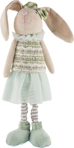 Изображение Фигурка 10х10см Лефард кролик в платье Лефард к/у, 1 шт