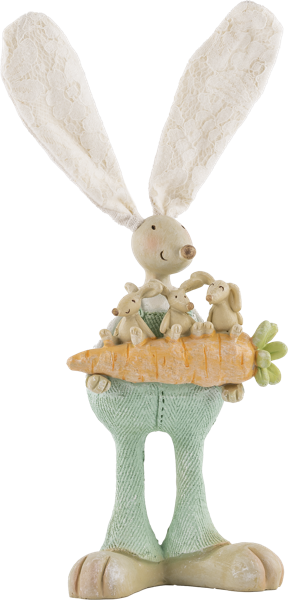 Изображение Фигурка 11х8см Лефард кролик с морковкой Лефард к/у, 1 шт