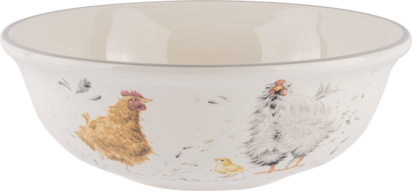 Изображение Салатник 1200мл белый Лефард фанни хенс две курочки Лефард к/у, 1 шт