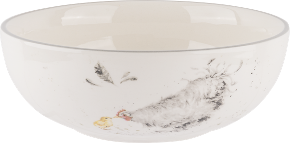 Изображение Салатник 650мл белый Лефард фанни хенс две курочки Лефард к/у, 1 шт