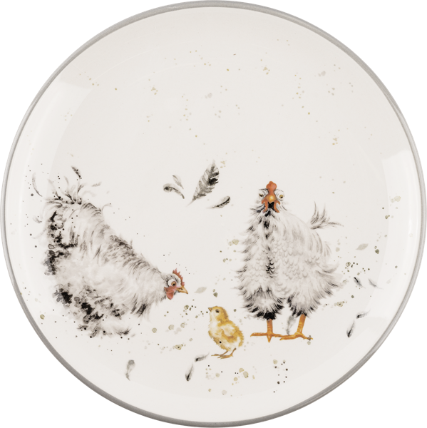 Изображение Тарелка 21х2,5см закусочная Лефард фанни хенс две курочки Лефард к/у, 1 шт