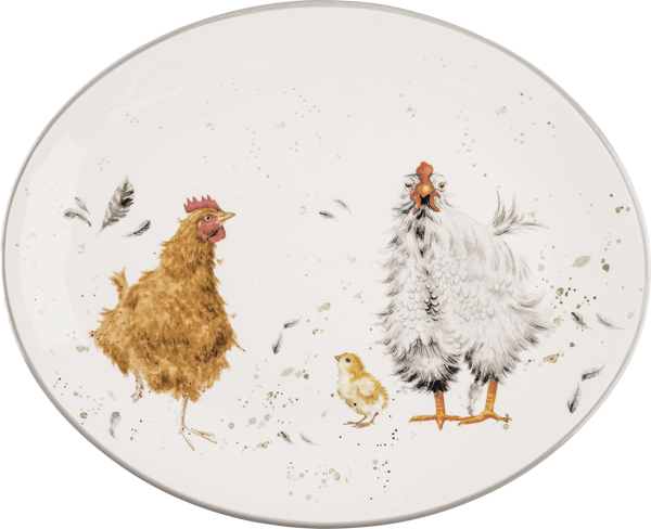 Изображение Блюдо 31,5х25,5см овальное Лефард фанни хенс курочка Лефард к/у, 1 шт