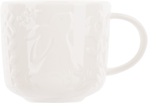 Изображение Кружка 420мл белая Лефард сандей кролики и цветы Лефард к/у, 1 шт