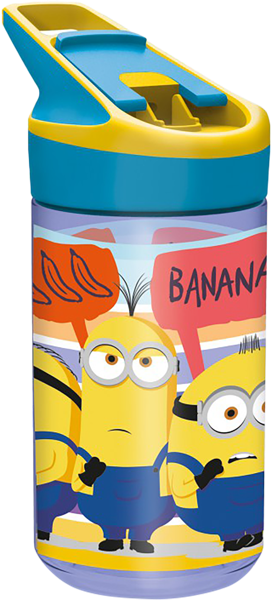 Изображение Бутылка 480мл пластиковая Стор миньоны и гадкий я Стор , 1 шт