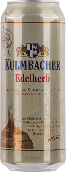 Изображение Пиво светлое Пилс 4,9% Кулмбахер Эдельхерб Кулмбахер брауерей ж/б, 0,5 л