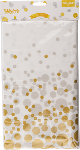 Изображение Скатерть 130*220см Купман с золотыми точками Купман Интернэшнл , 1 шт