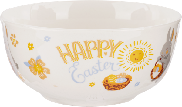 Изображение Тарелка 500мл пасхальная Купман кролик с корзинкой Купман Интернэшнл , 1 шт
