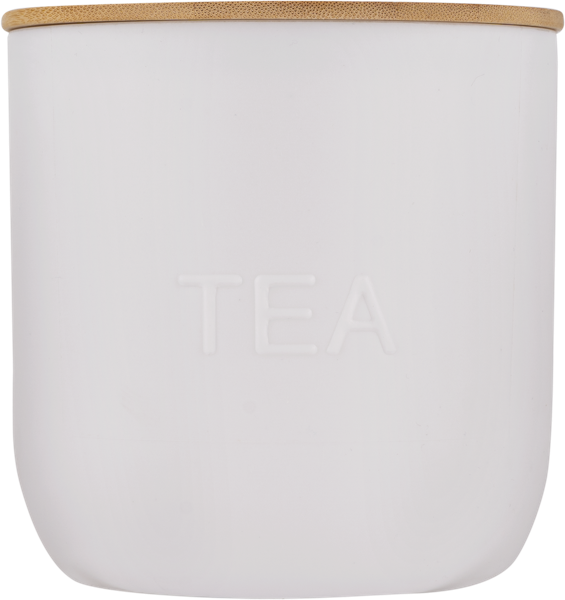 Изображение Контейнер 1л для хранения Купман белый с крышкой из дерева Купман Интернэшнл к/у, 1 шт