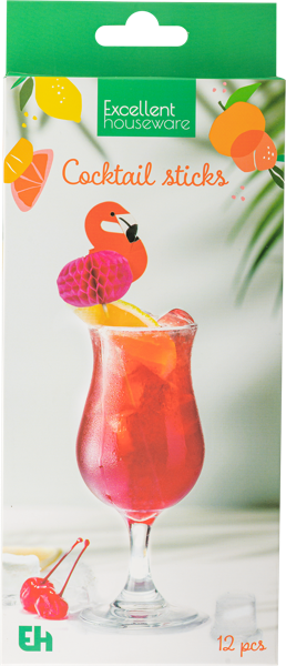 Изображение Шпажки для коктелей Купман ассорти Купман Интернэшнл к/у, 12 шт