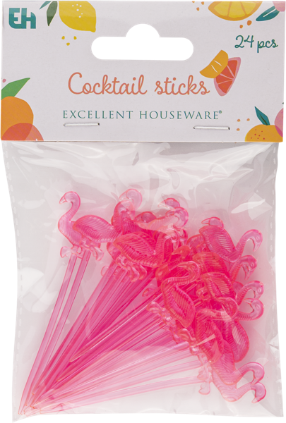 Изображение Шпажки 8см для коктелей Купман цветные Купман Интернэшнл м/у, 24 шт