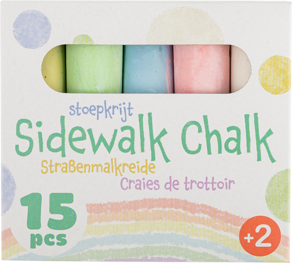 Изображение Мелки 15шт цветные Купман джамбо динозавр Купман Интернэшнл к/у, 1 шт