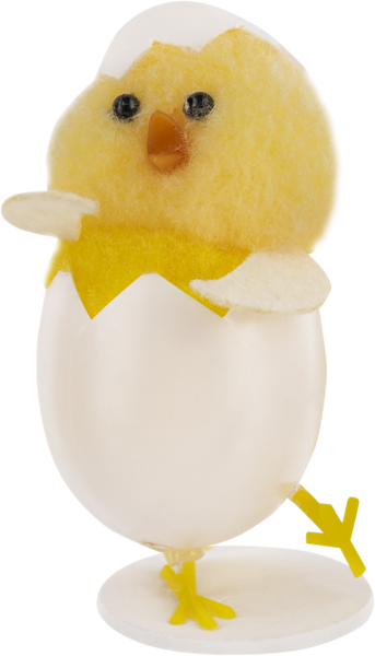 Изображение Фигурка 9см пасхальная Купман цыпленок в яйце Купман Интернэшнл , 1 шт