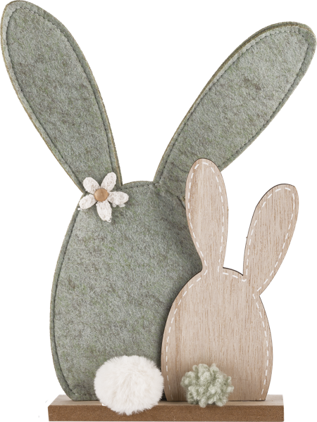 Изображение Фигурка 31см пасхальная Купман два кролика Купман Интернэшнл , 1 шт