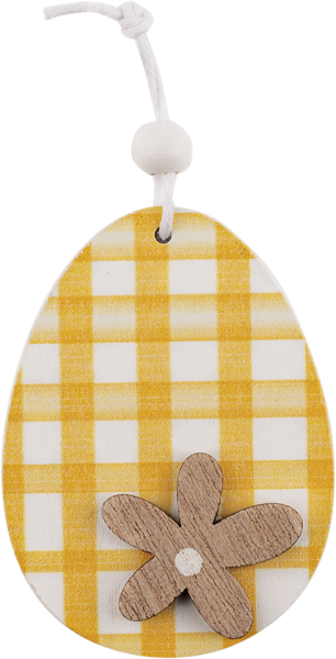 Изображение Подвеска пасхальная Купман яйцо кролик дерево Купман Интернэшнл , 1 шт